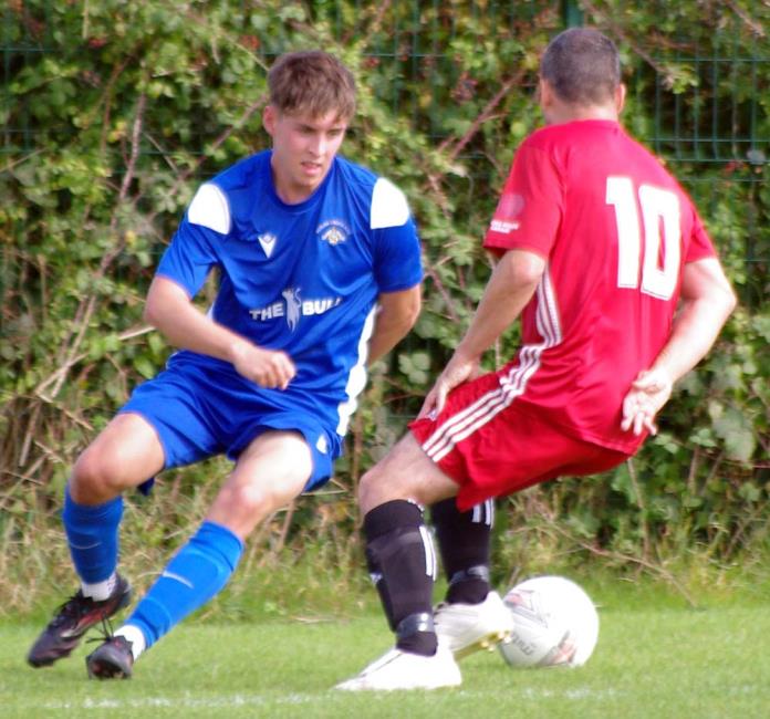 Merlins Bridge put Carew under pressure. Picture Gordon Thomas